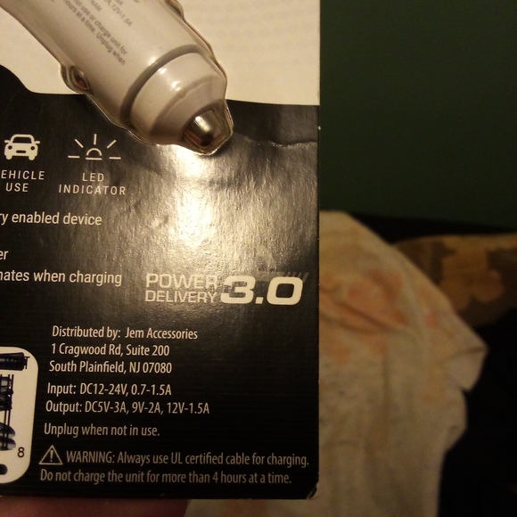 Electric Necessities 10 Watt Type-C PD 3.0 Car Charger Never opened - Picture 14 of 15
